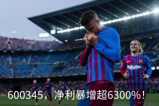 600345，净利暴增超6300%！